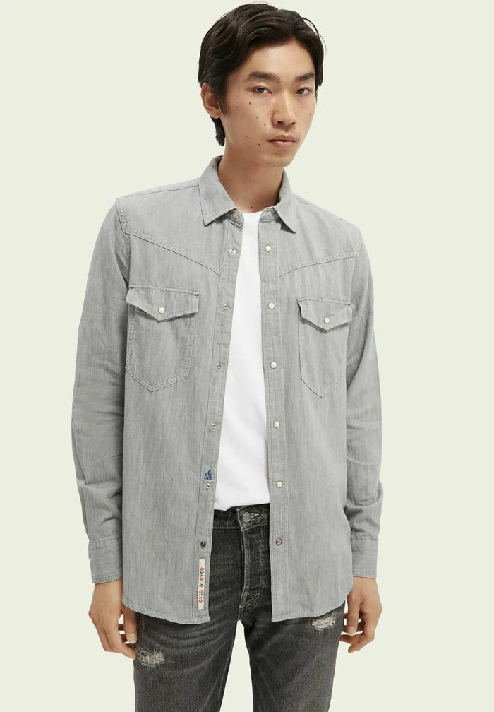 Scotch & Soda REGULAR - Chemise - Grey 1 Scotch & Soda REGULAR - Chemise - Grey