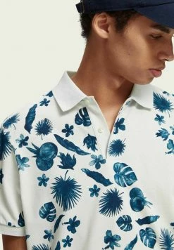 Scotch & Soda Polo - White -Scotch & Soda Soldes 4dd396b3900449fe9582a68a36c3ef82