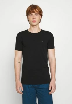 Scotch & Soda LOGO TEE 2 PACK - T-shirt Basique - Black/white -Scotch & Soda Soldes 4dd7d128161b4fe2bf2648ee615a676e