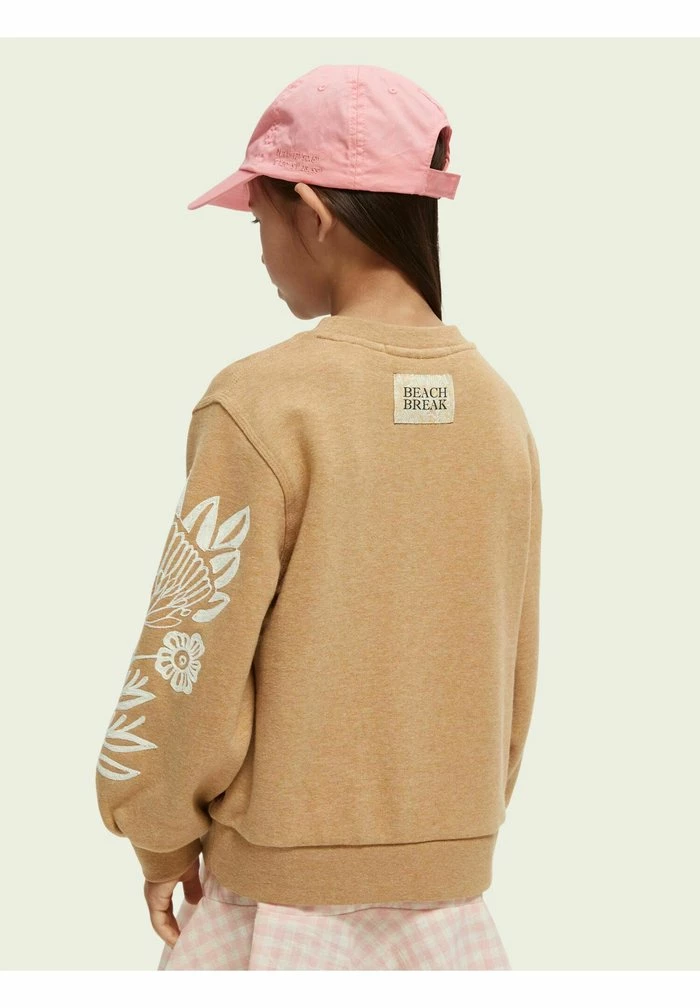 Scotch & Soda Sweatshirt - Sand Melange 3 Scotch & Soda Sweatshirt - Sand Melange – Image 3