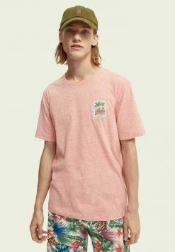 Scotch & Soda REGULAR FIT - T-shirt Imprimé - Vulcano Melange