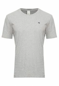 Scotch & Soda T-shirt Basique - Grey Melange -Scotch & Soda Soldes 4f670b3d128f4af59755e2c02d41a226