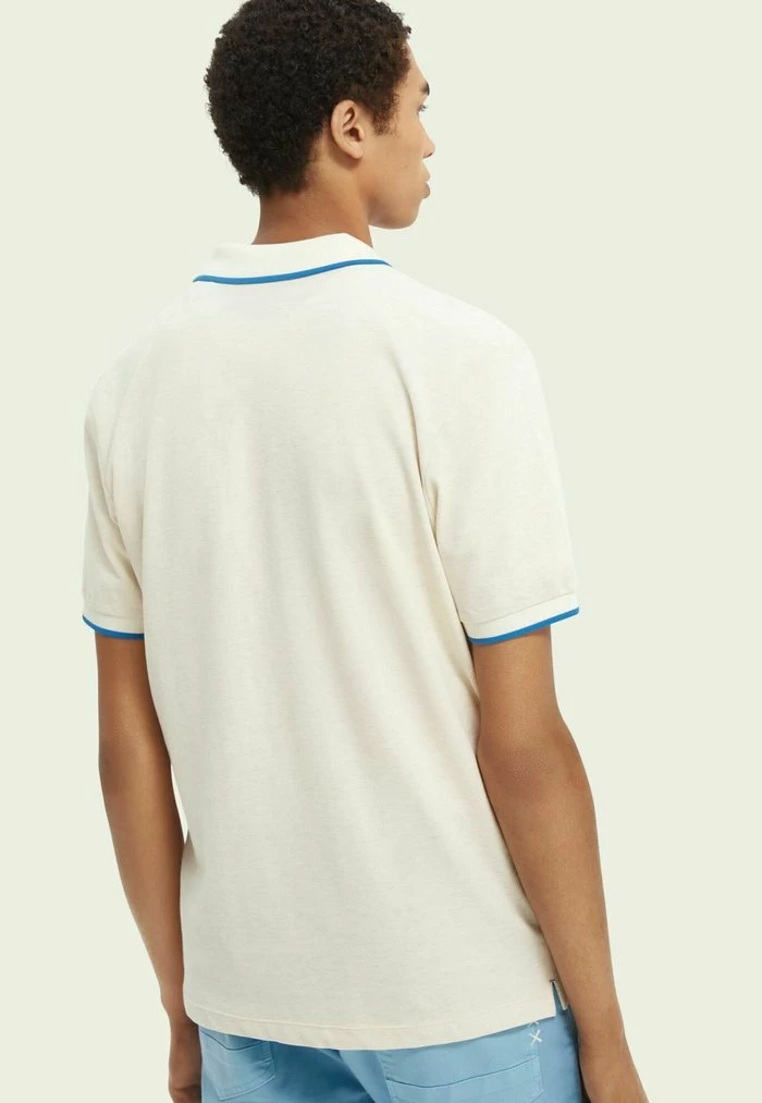 Scotch & Soda Polo - Ecru Melange 3 Scotch & Soda Polo - Ecru Melange – Image 3