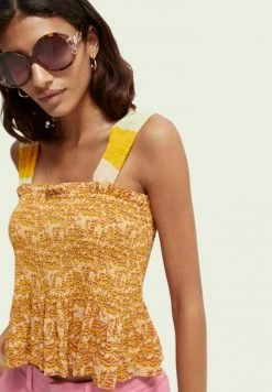 Scotch & Soda SMOCKED SEERSUCKER - Débardeur - Combo M 9 Scotch & Soda SMOCKED SEERSUCKER - Débardeur - Combo M -Scotch & Soda Soldes 501da4738b164869a0918d511bb7802e