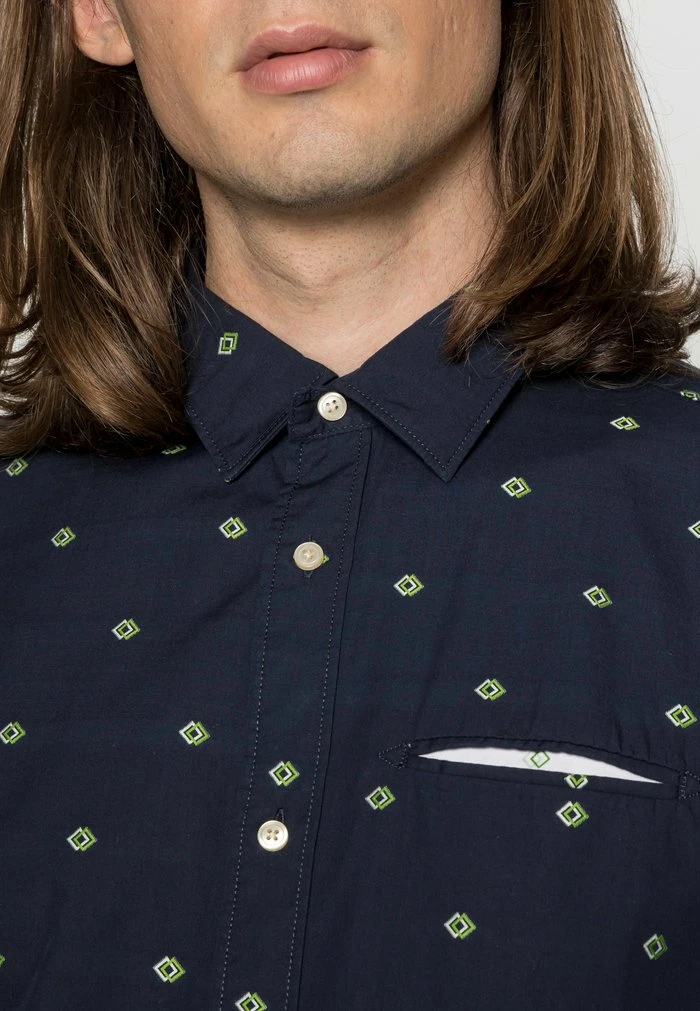 Scotch & Soda REGULAR FIT COUPE MINI JACQUARD - Chemise - Dark Blue, Mult 5 Scotch & Soda REGULAR FIT COUPE MINI JACQUARD - Chemise - Dark Blue, Mult – Image 5
