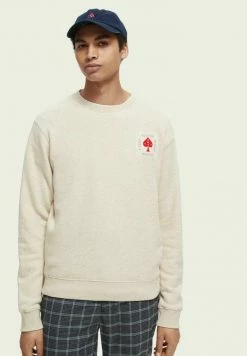 Scotch & Soda REGULAR-FIT - Sweatshirt - Ecru Melange