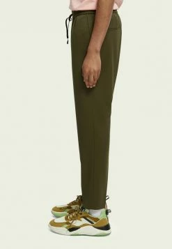 Scotch & Soda FAVE REGULAR TAPERED-FIT - Pantalon De Survêtement - Army -Scotch & Soda Soldes 51321e90909a43619517cb56ec8060f6