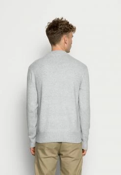 Scotch & Soda SOFT CREWNECK PULL WITH HIGHER COLLAR - Pullover - Stone Melange -Scotch & Soda Soldes 515c0f06ff5745db8b03d951482c1a65