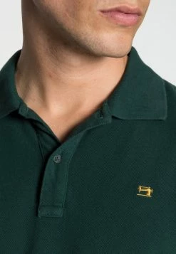 Scotch & Soda CLASSIC GARMENT - Polo - Bottle Green -Scotch & Soda Soldes 51891fb12af04ab0887122489ee82fdd
