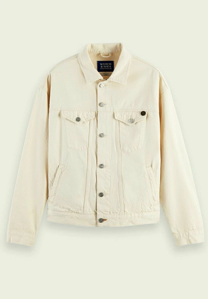 Scotch & Soda HIGHWAY OF HOPE - Veste En Jean - Beige 7 Scotch & Soda HIGHWAY OF HOPE - Veste En Jean - Beige – Image 7