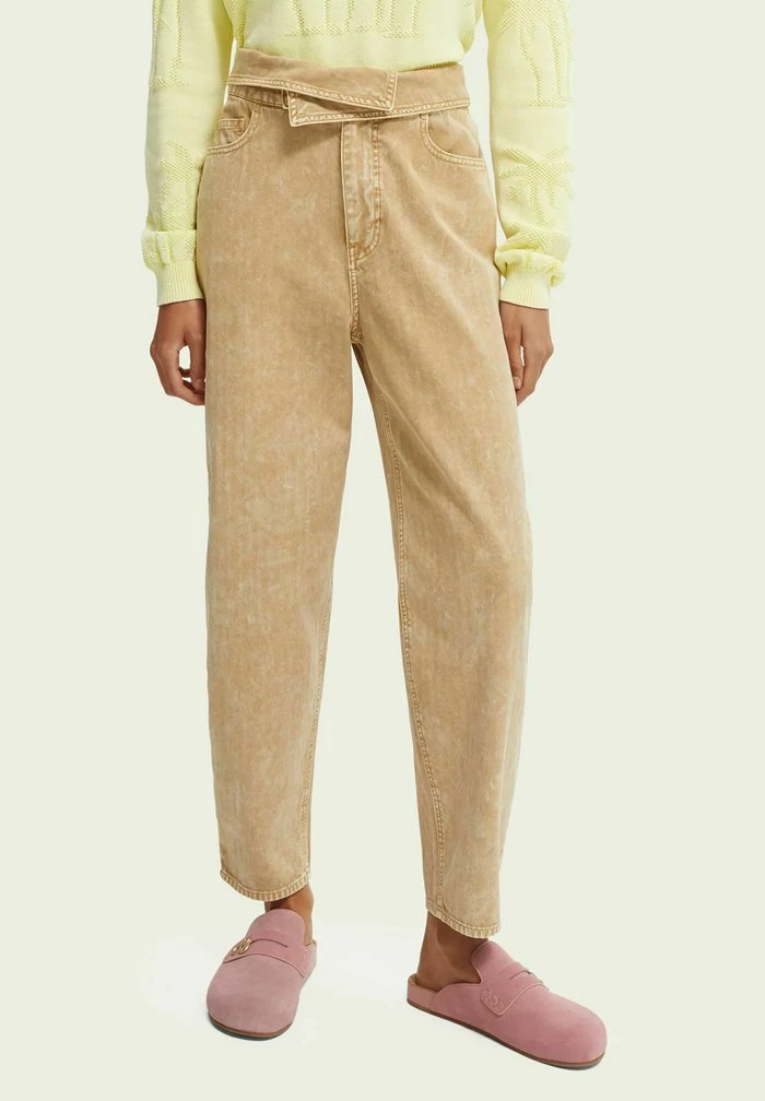 Scotch & Soda HIGH RISE BALLOON - Pantalon Classique - Desert 2 Scotch & Soda HIGH RISE BALLOON - Pantalon Classique - Desert – Image 2