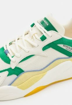 Scotch & Soda CASSIUS - Baskets Basses - White/multi-coloured -Scotch & Soda Soldes 528dac66fff84432bcabd291e9d7dd64