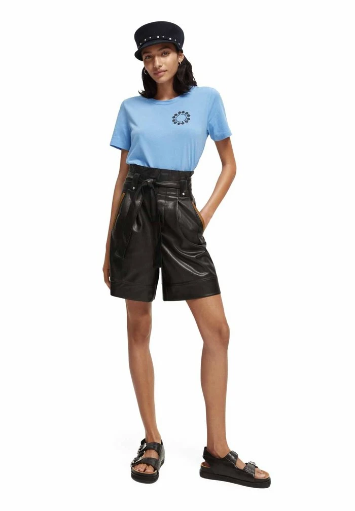 Scotch & Soda SHORT SLEEVED - T-shirt Imprimé - Quilt Blue 2 Scotch & Soda SHORT SLEEVED - T-shirt Imprimé - Quilt Blue – Image 2