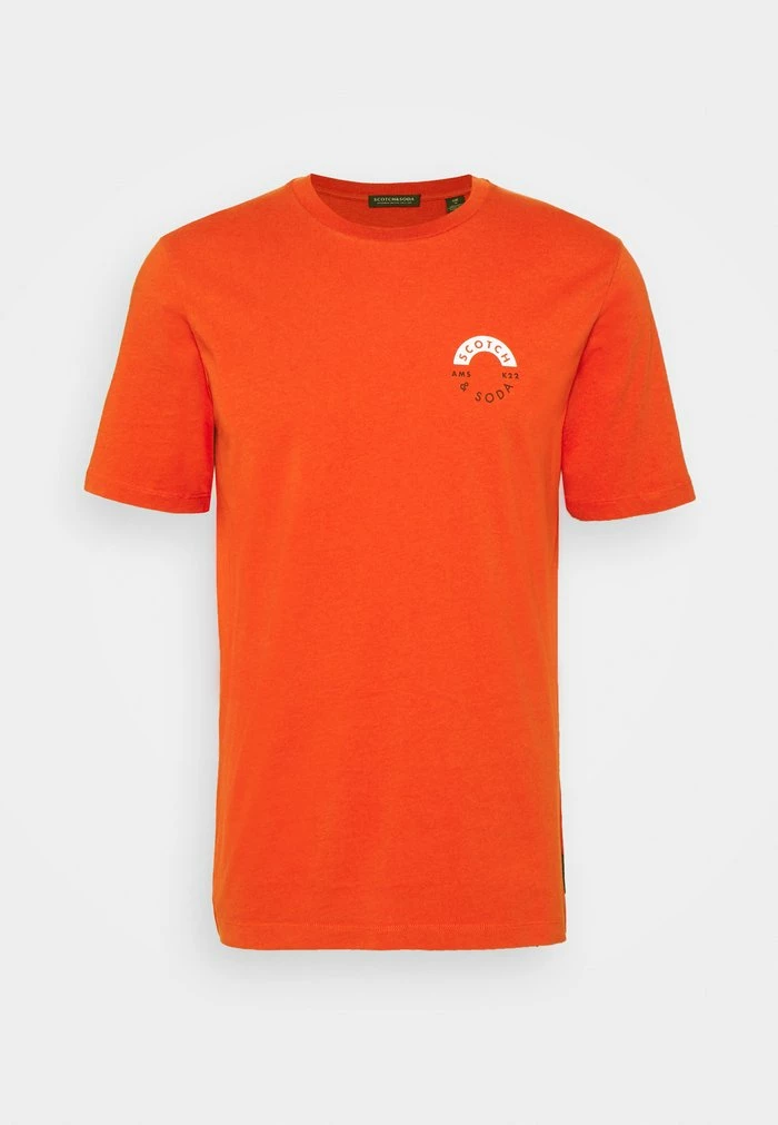 Scotch & Soda LOGO CREWNECK TEE - T-shirt Imprimé - Chili Pepper 1 Scotch & Soda LOGO CREWNECK TEE - T-shirt Imprimé - Chili Pepper