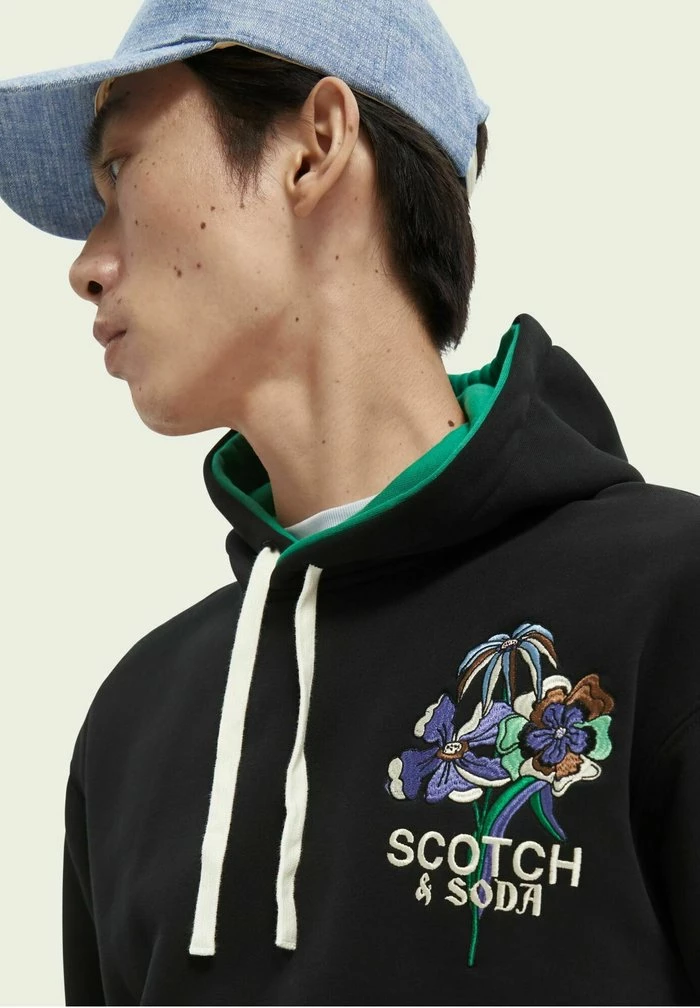 Scotch & Soda Sweat à Capuche - Black 4 Scotch & Soda Sweat à Capuche - Black – Image 4