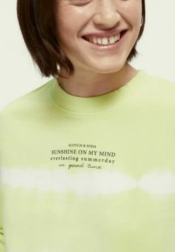 Scotch & Soda RELAXED FIT - Sweatshirt - Lime -Scotch & Soda Soldes 554bbd7b25324363b4a4fcdbd138841c