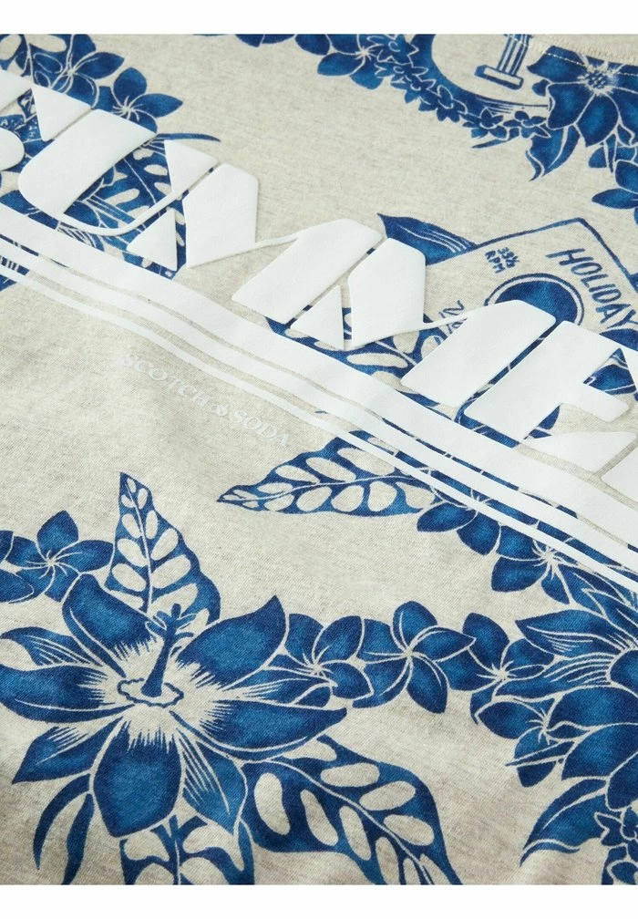 Scotch & Soda T-shirt Imprimé - White Blue 7 Scotch & Soda T-shirt Imprimé - White Blue – Image 7