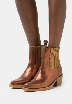 Scotch & Soda CIARA - Santiags - Cognac Metallic