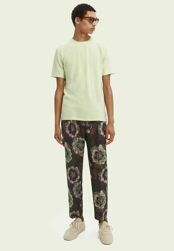 Scotch & Soda T-shirt Basique - Sorbet Green 2 Scotch & Soda T-shirt Basique - Sorbet Green – Image 2