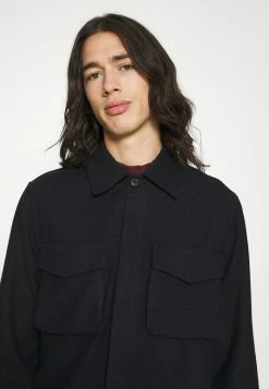 Scotch & Soda RELAXED OVERSHIRT - Veste Légère - Midnight -Scotch & Soda Soldes 55e5ad8cf8d542048de140605d61365c