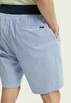 Scotch & Soda FAVE POPLIN - Short - Blue -Scotch & Soda Soldes 55e7b852e2874fb3b88711c63ff1dc5e