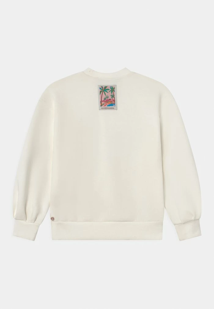 Scotch & Soda ROUND NECK ARTWORK - T-shirt à Manches Longues - Off White 2 Scotch & Soda ROUND NECK ARTWORK - T-shirt à Manches Longues - Off White – Image 2