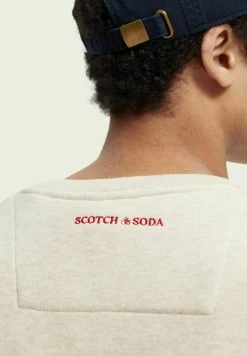 Scotch & Soda REGULAR-FIT - Sweatshirt - Ecru Melange -Scotch & Soda Soldes 56ee560557cc4235a05b7de18923b12d