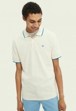 Scotch & Soda Polo - Ecru Melange