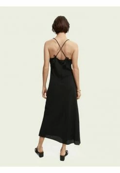 Scotch & Soda CROSS STRAP - Robe De Soirée - Black -Scotch & Soda Soldes 572c87c3abfe41bdafec82577e1d33bf