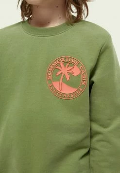 Scotch & Soda Sweatshirt - Military -Scotch & Soda Soldes 575c37e5b424405e93a8e775fc23a879