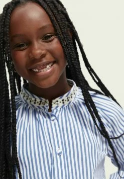 Scotch & Soda WIDE SLEEVE ORGANIC - Chemisier - Combo S -Scotch & Soda Soldes 5838e998a6614257a54852d27162eddf