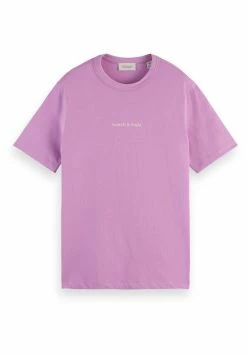 Scotch & Soda UNISEX GRAPHIC LOGO - T-shirt Basique - Pink -Scotch & Soda Soldes 5924fbf6534544cab6ee96edd023c872