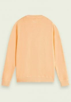 Scotch & Soda GARMENT-DYED INTERLOCK - Sweatshirt - Punch -Scotch & Soda Soldes 598a1d93f9244b449596251fe60d2c6a