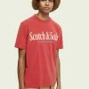 Scotch & Soda REGULAR FIT - T-shirt Imprimé - Red
