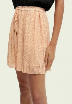Scotch & Soda Jupe Plissée - Apricot