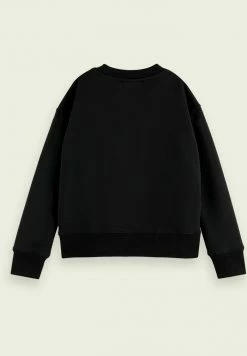 Scotch & Soda Sweatshirt - Black -Scotch & Soda Soldes 59ec911fc8114260bfc1042900ab64dd