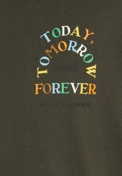 Scotch & Soda REGULAR FIT ARTWORK - T-shirt Imprimé - Dark Green 9 Scotch & Soda REGULAR FIT ARTWORK - T-shirt Imprimé - Dark Green -Scotch & Soda Soldes 5a16da2161e84a39b404ed48ae2cc630