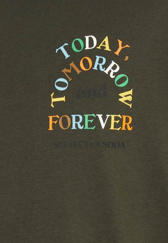 Scotch & Soda REGULAR FIT ARTWORK - T-shirt Imprimé - Dark Green 5 Scotch & Soda REGULAR FIT ARTWORK - T-shirt Imprimé - Dark Green – Image 5