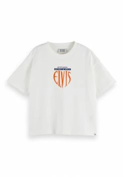 Scotch & Soda GRAPHIC - T-shirt Imprimé - White