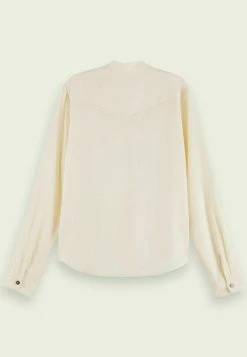 Scotch & Soda Chemisier - Vanilla -Scotch & Soda Soldes 5b6375f7309446bba6934f382fa55eff