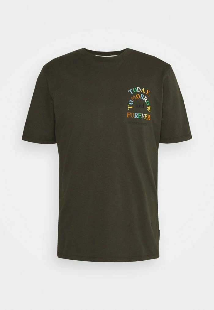 Scotch & Soda REGULAR FIT ARTWORK - T-shirt Imprimé - Dark Green 4 Scotch & Soda REGULAR FIT ARTWORK - T-shirt Imprimé - Dark Green – Image 4