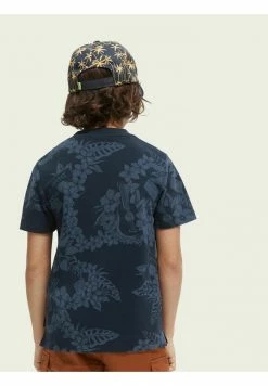 Scotch & Soda RELAXED-FIT - T-shirt Imprimé - Blue -Scotch & Soda Soldes 5baa15a6681b4494b264212323ad5884