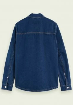 Scotch & Soda Veste En Jean - Indigo -Scotch & Soda Soldes 5c25045e911f4a0ba5bf53382d50f967