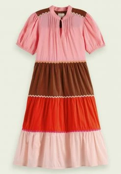 Scotch & Soda Robe Longue - Combo W -Scotch & Soda Soldes 5c3c02289e624e2b892148989f96a7c4