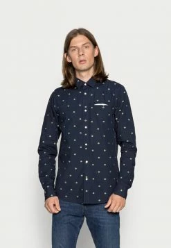 Scotch & Soda REGULAR FIT COUPE MINI JACQUARD - Chemise - Dark Blue, Mult