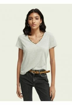 Scotch & Soda T-shirt Basique - Grey Melange