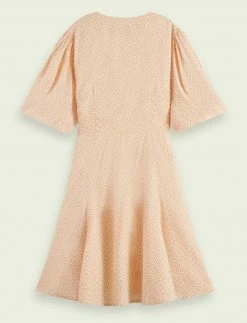 Scotch & Soda Robe De Jour - Orange -Scotch & Soda Soldes 5c78fd51014340d7baf75424160db1be