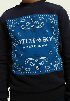 Scotch & Soda REGULAR FIT - Sweatshirt - Night -Scotch & Soda Soldes 5cddf017f53d4196a9f89619fe5241e6