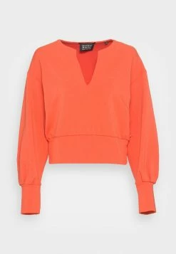 Scotch & Soda Sweatshirt - Sunset Red -Scotch & Soda Soldes 5cdecacffae940269527806a0bd93360