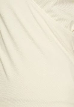 Scotch & Soda LONG SLEEVED BLENDWRAPOVER - T-shirt à Manches Longues - Vanilla -Scotch & Soda Soldes 5cffdfd7d7e246cc8d26e08d446523d5